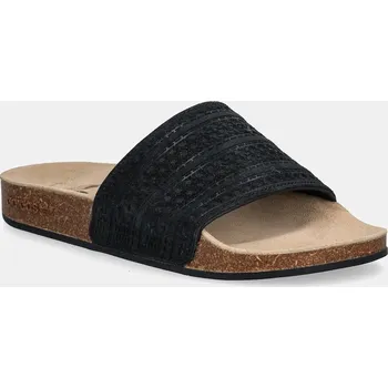 Dámské pantofle Semišové pantofle adidas Originals Adilette RS černá barva, JR3596 99X, EUR 38