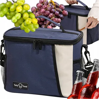 Termotaška na jídlo Plážová Turistická Izolační Pikniková 8,5L