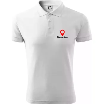 Pánská košile You are here - Polokošile pánská Pique Polo 203 - L ( Bílá )