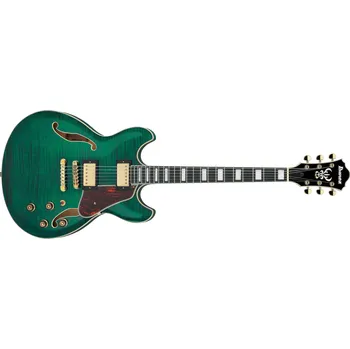 Elektrická kytara Ibanez AS93FM Transparent Moss Green + prodloužená záruka 3 roky