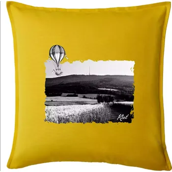 Polštář Retro Kleť - Polštář 50x50 - 50x50 - Pouze potah ( Žlutá )