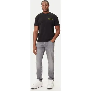 Pánské tričko Karl Lagerfeld Jeans T-Shirt A3M17027 Černá Relaxed Fit M
