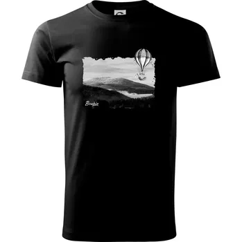 Retro Boubín - Triko extra velké (5-8XL) - 8XL ( Černá )