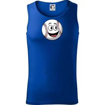 Parové triko - baseballová pálka a míček - Tílko pánské Core - L ( Královská modrá )