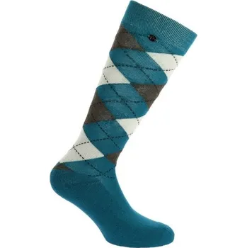 Podkolenky EQUITHEME Argyle sapphir/ecru (39-41)