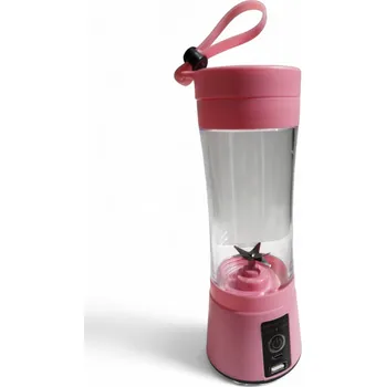 Stolní mixér JUICE CUP | Mini mixér na smoothie | Růžový | 380 ml