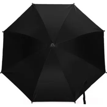 Slunečník na kočárek 85 x 80 cm Ochrana před sluncem a deštěm Nastavitelný klip Univerzální použití Vinylová vrstva černá