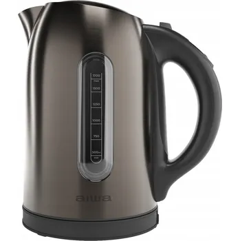 Rychlovarná konvice Rychlovarná konvice AIWA AKT-3000D 2200 W, 1,7 l, stříbrná/šedá