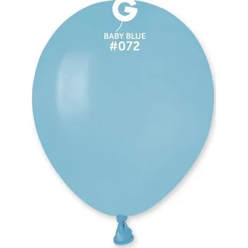 Balónek Pastelové balónky modré jemné baby blue #072 12cm 3ks Gemar
