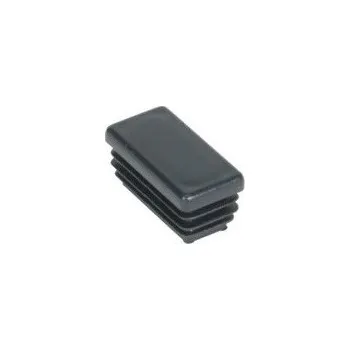 Zátka obdelníková 40x25 tloušťka 1,0-2,0 černá 6ks