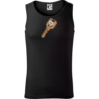 Pánské termoprádlo Parové triko - Zámek a klíč - Tílko pánské Core - XL ( Černá )