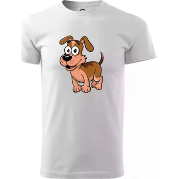 Pánské tričko Parové triko - Pes a kost - Triko extra velké (5-8XL) - 7XL ( Bílá )