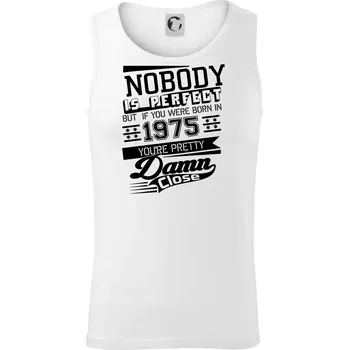 Nobody is perfect - 1975 - Tílko pánské Core - 2XL ( Bílá )