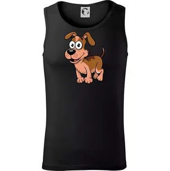 Parové triko - Pes a kost - Tílko pánské Core - S ( Černá )