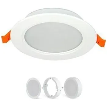 Bodové svítidlo Podhledové světlo LED, 9W, 120mm, 4000K, MOLLY, bílé