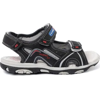 Dívčí sandály Originální dětské černé sandály bez podpatku 34