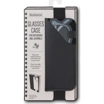 Pouzdro na brýle Pouzdro na brýle s gumou na knihu - černý