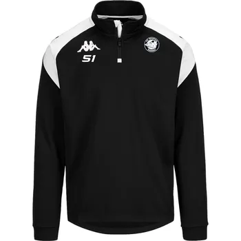 Chlapecká mikina Kappa LOVATO mikina HC Spartak Žebrák Jr černá-bílá 12Y