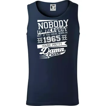 Nobody is perfect - 1965 - Tílko pánské Core - M ( Námořní modrá (velmi tmavá - téměř černá) )