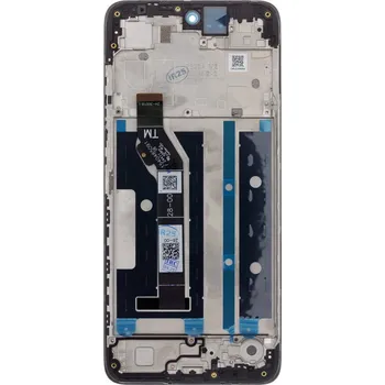 LCD display + dotyk + přední kryt pro Motorola Moto E15/G05, black