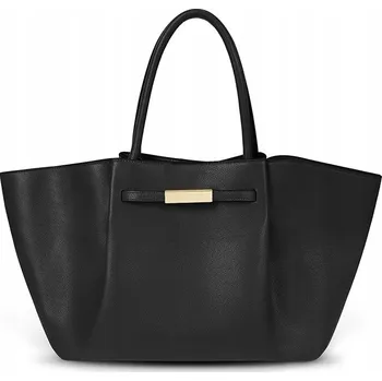 Kabelka Dámská kabelka velká prostorná přes rameno Shopper černá