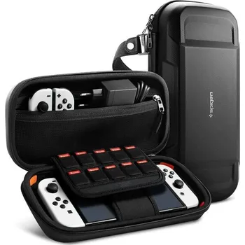 Pouzdro na mobilní telefon Spigen Rugged Armor Pro Pouch pouzdro Nintendo Switch/Switch OLED černé