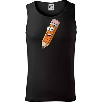 Parové triko - Tužka a guma - Tílko pánské Core - XL ( Černá )