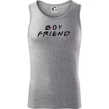 Boy Friend - Tílko pánské Core - XL ( Tmavě šedý melír )