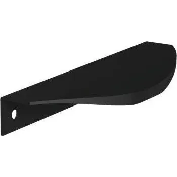 Nábytkové kování Okrajový držák FEST FE-9 146 mm černý FREZ U