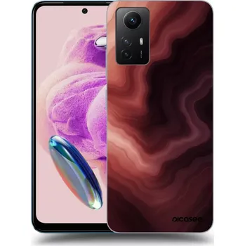 Pouzdro na mobilní telefon Picasee silikonový průhledný obal pro Xiaomi Redmi Note 12S - Rouge
