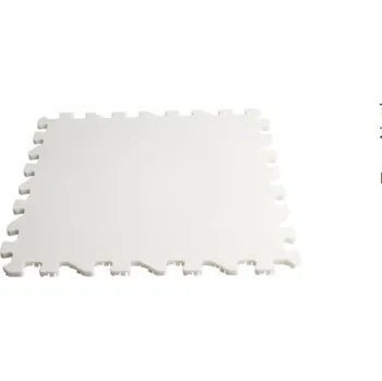 Hokejová tréninková pomůcka Bauer Plocha Bauer Synthetic Ice Tiles White 10pck 704755
