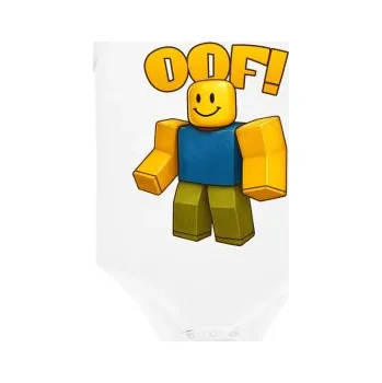 Žertovný předmět Oof - dětské body s potiskem pro fanoušky hry Roblox- Tričkový.cz