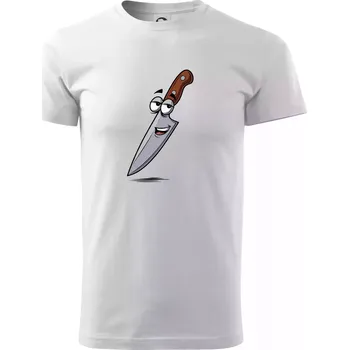 Parové triko - Jablko a nůž - Triko extra velké (5-8XL) - 8XL ( Bílá )