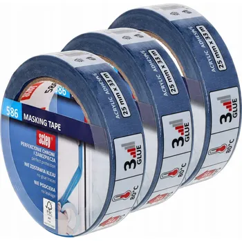 Maskovací páska modrá 25mm x 33m Scley 586 FSC *3 KUSY*