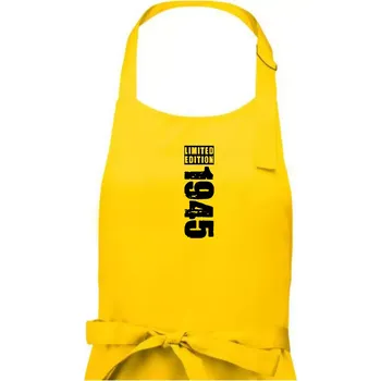 Kuchyňská zástěra Limited edition 1945 pruh - Dámská zástěra na vaření - Univerzální velikost ( Žlutá )