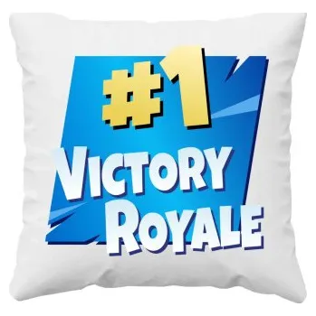 Žertovný předmět Number 1 Victory Royale - polštář s potiskem pro fanoušky hry Fortnite- Tričkový.cz