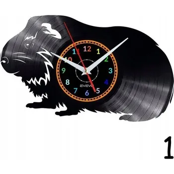 Hodiny Křeček Zvíře Nástěnné Hodiny Vinylová Deska Moderní Dekorativní Jako Dárek