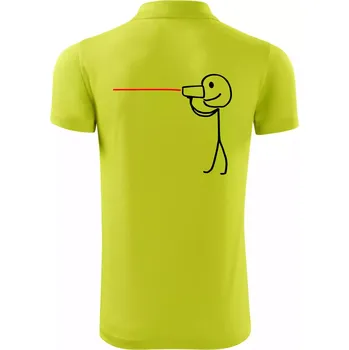Pánská košile Láska telefon - Polokošile Victory sportovní (dresovina) - M ( Limetková )