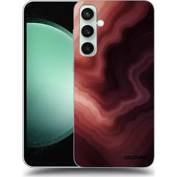 Pouzdro na mobilní telefon Picasee silikonový černý obal pro Samsung Galaxy S23 FE S711B - Rouge