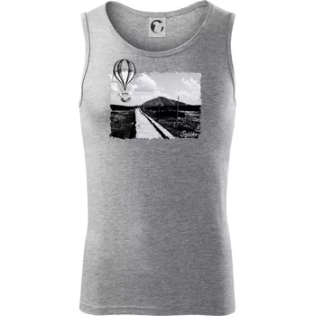 Pánské termoprádlo Retro Sněžka - Tílko pánské Core - 2XL ( Tmavě šedý melír )