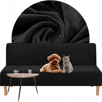 Napínací potah Potah na pohovku (kanape) Domidekor černý