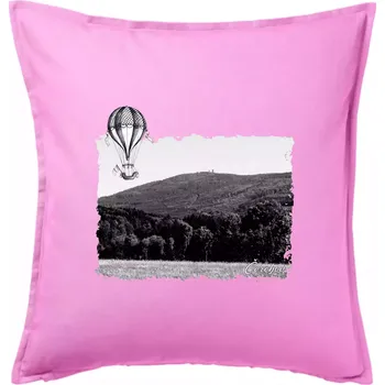 Polštář Retro Čerchov - Polštář 50x50 - 50x50 - Pouze potah ( Růžová )