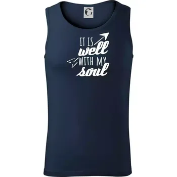 It is well with my soul - Tílko pánské Core - XL ( Námořní modrá (velmi tmavá - téměř černá) )