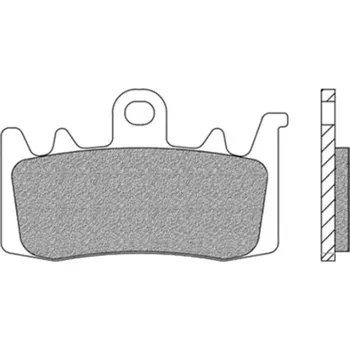 Brzdová destička brzdové destičky, NEWFREN (směs ROAD TOURING SINTERED) 2 ks v balení M502-943
