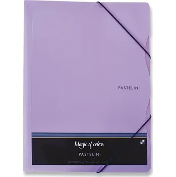 3chlopňové desky Pastelini, A4 - fialové