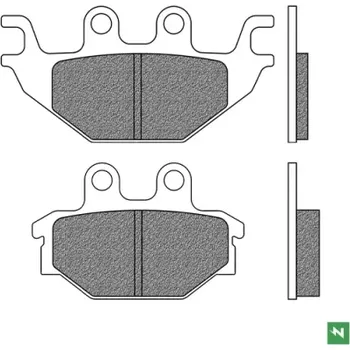 Brzdová destička brzdové destičky, NEWFREN (směs ROAD TOURING ORGANIC) 2 ks v balení M502-972