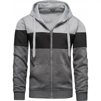 Pánská mikina PÁNSKÁ MIKINA S KAPUCÍ NA ZIP L