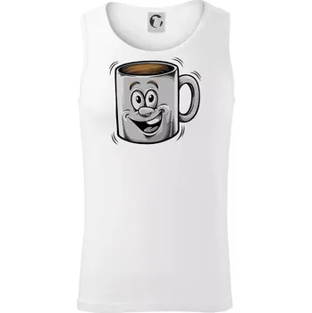 Parové triko - Hrnek a čaj - Tílko pánské Core - S ( Bílá )