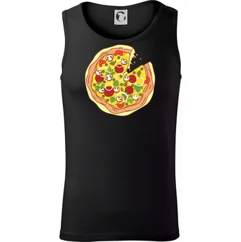 Pánské termoprádlo Pizza + Pizza kousek - Tílko pánské Core - S ( Černá )