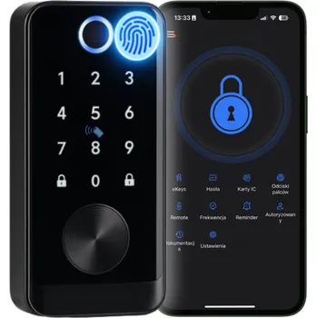 IP kamera ELEKTRONICKÝ ZÁMEK VLOŽKA DO DVEŘÍ NA KÓD, ČÍSLO, OTISK PRSTU, TTLOCK, RFID